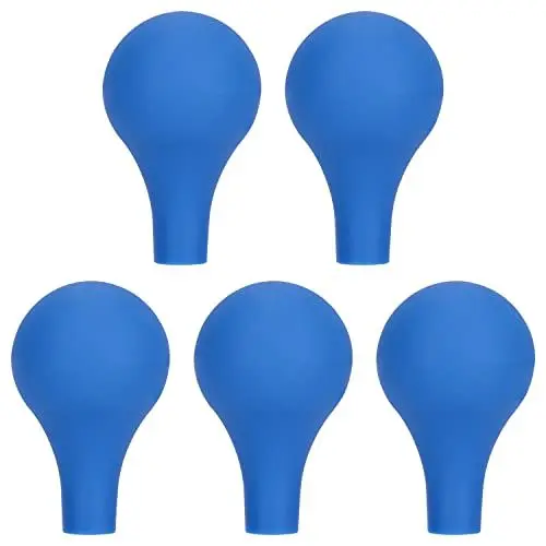 Produktbild: stonylab Pipettierball, 5pcs Pipettenbirne Tropfpipetten Gummikappen Pipette Saugball für 1-20 ml Pipetten Laborzubehör