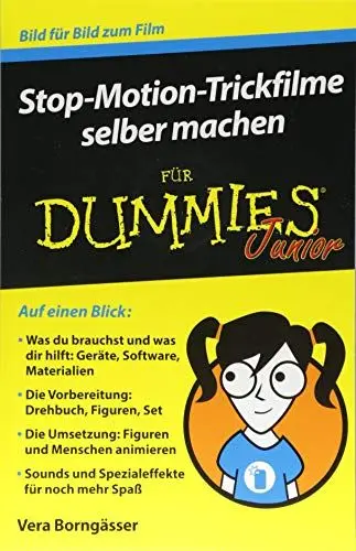 Produktbild: Stop-Motion-Trickfilme selber machen für Dummies Junior: Bild für Bild zum Film