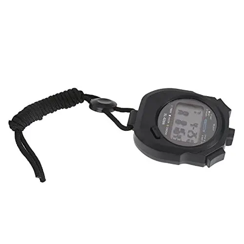 Produktbild: Stoppuhren für den Sport, Stoppuhr-Timer, 1,9 Zoll LED-Bildschirm, ABS, Wasserdicht, Digitale Multifunktions-Elektronische Stoppuhr, Stoppuhr, 2-reihiges Display für