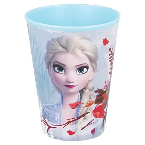 Produktbild: Stor 260 ml Plastikbecher für Kinder mit Disney-Frozen-Grafiken, waschbar und wiederverwendbar, Nicht für die Mikrowelle geeignet, Plastic, bunt, 1 Unidad (Paquete de 1)