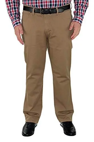 Produktbild: STORMSRIVER Jeans Herren 5-Pocket Twill Hose Jeanshose „Georg Stretch Regular FIT in Großen Größen 60 – 72 & 30 – 36 Übergrößen Untersetzte Größen Kurzgrößen Big Size Fashion (66, Oliv)