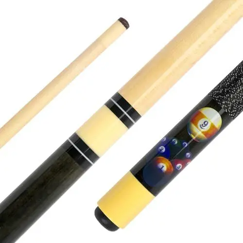 Produktbild: Stradivari Billard-Queue Miami | Ausgewogener Bergahorn-Queue | rutschfeste Nylon-Wicklung | 530 g | Pool Queue