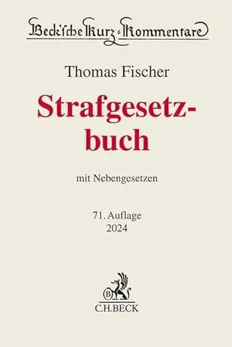 Produktbild: Strafgesetzbuch: mit Nebengesetzen (Beck'sche Kurz-Kommentare)