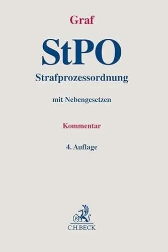Produktbild: Strafprozessordnung: mit Nebengesetzen
