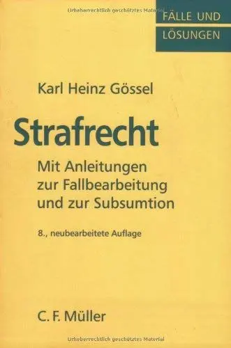 Produktbild: Strafrecht. Mit Anleitungen zur Fallbearbeitung und zur Subsumtion: Mit Anleitungen z. Fallbearb. u. z. Subsumtion f. Studenten u. Referendare. (Fälle ... nach höchstrichterlichen Entscheidungen)