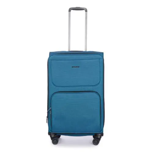 Produktbild: Stratic Bendigo Light + Koffer Weichschale Reisekoffer Trolley Rollkoffer mittelgroß, TSA Kofferschloss, 4 Rollen, Erweiterbar, Größe M, Petrol