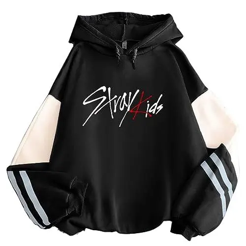 Produktbild: Stray Kids Kapuzenpullover Sport Pullover BangChan Lee Know Changbin Hyunjin Han Felix Seungmin I.N Fashion Hoodie Loose Lässiges Sweatshirt Tops
