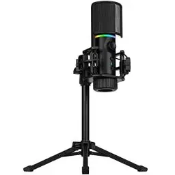 Produktbild: Streamplify MIC - Gaming Mikrofon PC RGB - Streaming Mikrofon mit Stativ und Stummschalttaste - USB-Mikrofon für Podcast - Streaming PC-Mikrofon - USB Microphone - Stand Mikrofon für PC