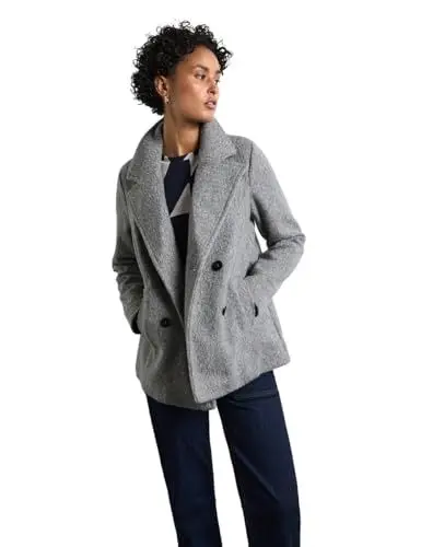 Produktbild: STREET ONE Damen A101060 Strukturjacke, Frost Grey Melange, 42