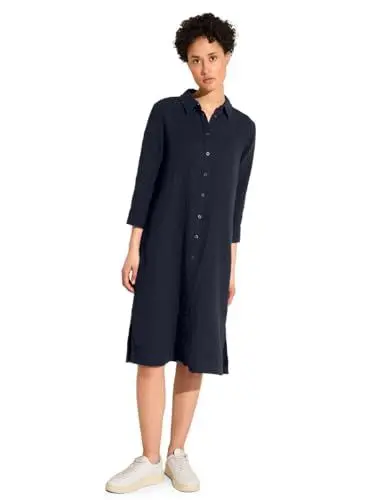 Produktbild: STREET ONE Damen A143849 Musselin Kleid, deep Blue, 52