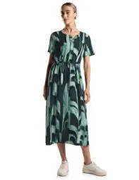Produktbild: STREET ONE Damen A144127 Midi-Kleid, Hunter Green, 46