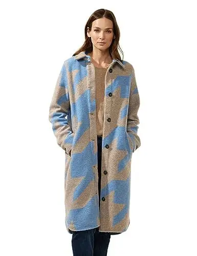 Produktbild: STREET ONE Damen A201872 Langmantel, Arctic Blue, 44