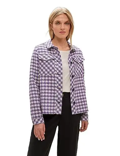 Produktbild: STREET ONE Damen A211970 Boucle Jacke, Lupine Lilac, 44