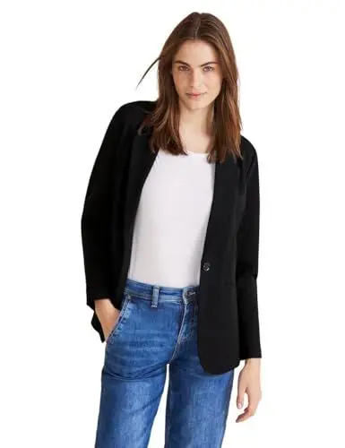 Produktbild: STREET ONE Damen A212081 Long Blazer, Black, 44