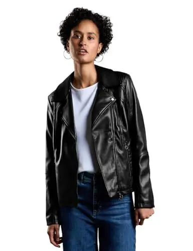 Produktbild: STREET ONE Damen A212184 Biker-Jacke, Black, 40