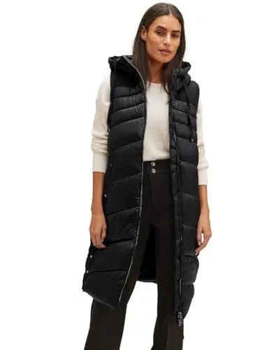 Produktbild: STREET ONE Damen A220195 Steppweste Lang, Black, 42