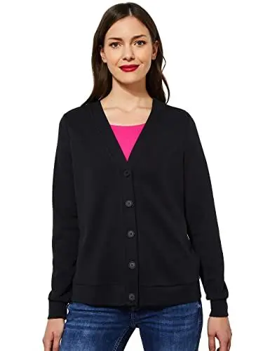 Produktbild: STREET ONE Damen A318807 Cardigan, Black, 34