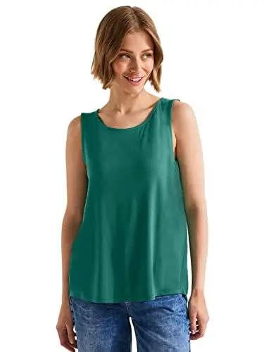 Produktbild: STREET ONE Damen A320131 Longtop, Lagoon Green, 38 EU