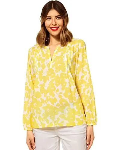Produktbild: STREET ONE Damen A343223 Tunikabluse Bluse, Merry Yellow, 36