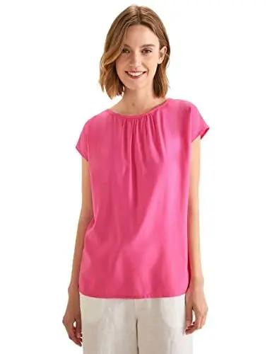 Produktbild: STREET ONE Damen A343920 Blusentop, Berry Rose, 42
