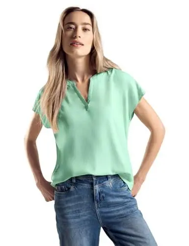 Produktbild: STREET ONE Damen A344598 Bluse, tidel Green, 42
