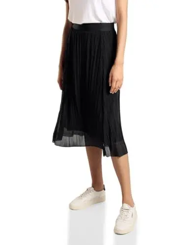 Produktbild: STREET ONE Damen A361532 Plissée-Rock, Black, 36