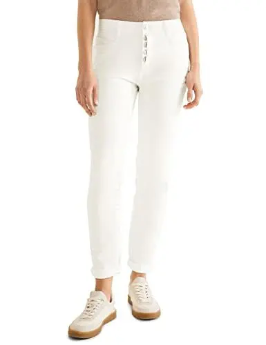 Produktbild: STREET ONE Damen A376424 Jeanshose, Ecru Washed, 25 W/30 L