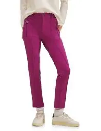 Produktbild: STREET ONE Damen A376957 Hose Slim und High, Magenta pink, 40W x 30L