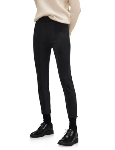 Produktbild: STREET ONE Damen A377037 Kunstlederhose Technostretch, Black, 38W / 28L