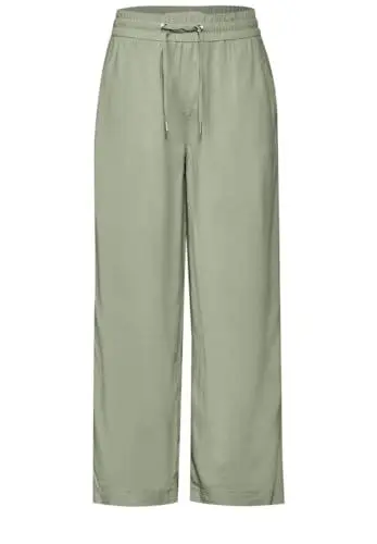 Produktbild: STREET ONE Damen A377224 7/8 Culotte Hose, Soft Moss Green, 38W / 26L EU