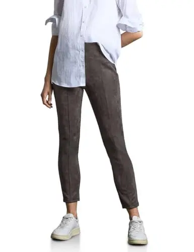 Produktbild: STREET ONE Damen A377896 Hose Im Skinny Fit, Dark Oak Brown, 38W / 28L EU