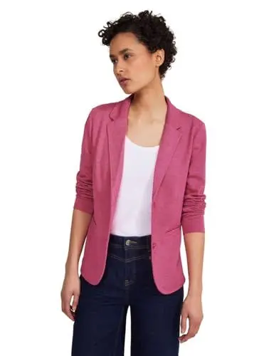 Produktbild: STREET ONE Damen Qr Basic Piqué Blazer, Magnolia pink, 56