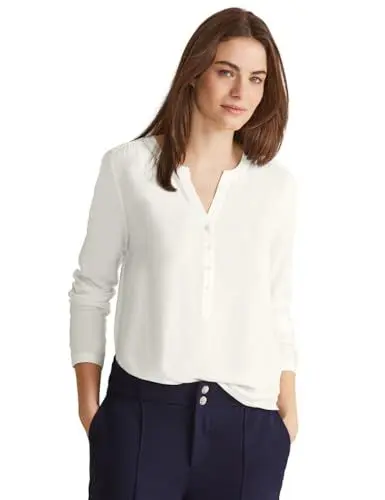 Produktbild: STREET ONE Damen Style Bamika Bluse, off white, 44