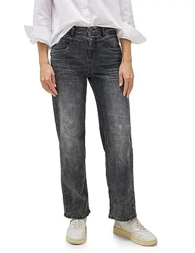 Produktbild: STREET ONE Jeanshose Straight und High