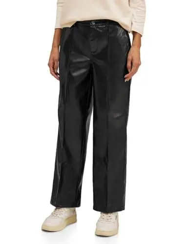 Produktbild: STREET ONE Kunstlederhose Straight