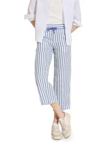 Produktbild: Street One Damen 7/8 Culotte Leinenhose