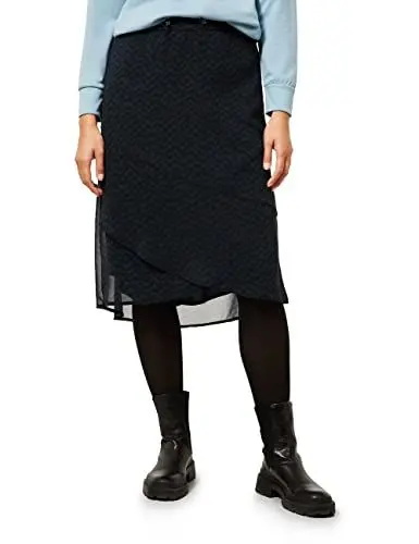 Produktbild: Street One Damen A361195 Midirock, Schwarz, 34W EU