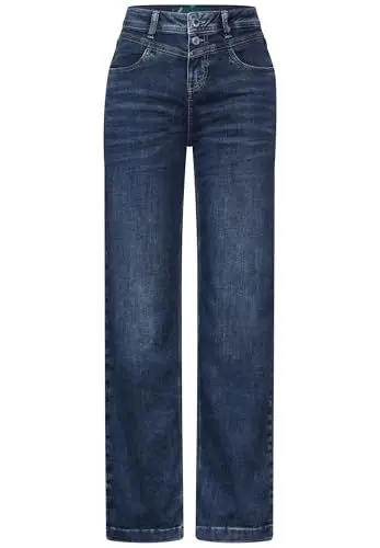Produktbild: Street One Damen A377473 Culotte Jeans, Mid Blue Wash, 28W / 28L EU