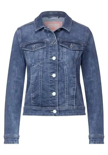 Produktbild: Street One Damen Jeansjacke indigo random wash 34