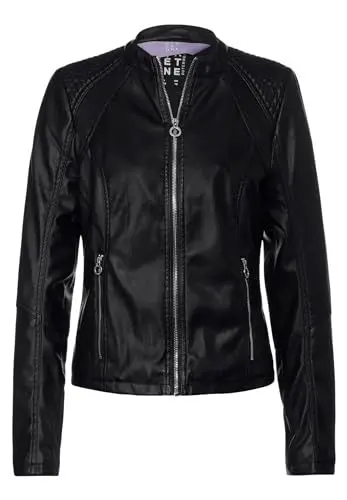 Produktbild: Street One Damen Kunstlederjacke Black 34