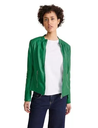 Produktbild: Street One Damen Kunstlederjacke arty green 36