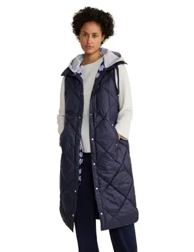 Produktbild: Street One Damen Lange Steppweste gravity blue 42