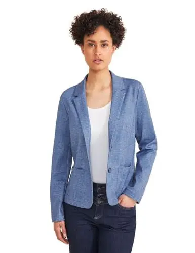 Produktbild: Street One Damen Melange Blazer dahlia blue 46