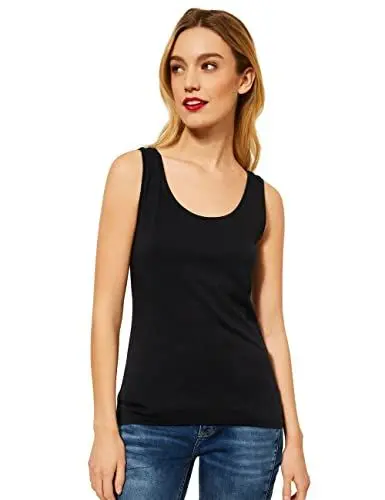Produktbild: Street One Damen Top Anni, Schwarz Neu, 36