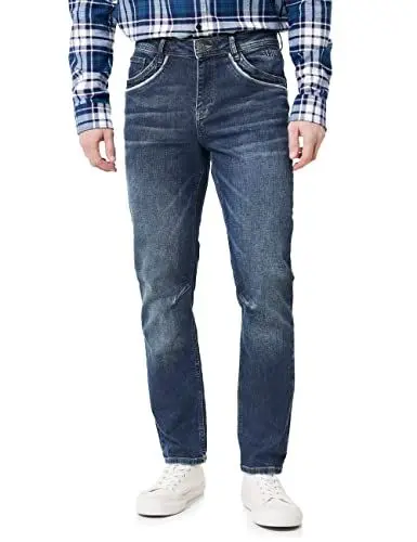 Produktbild: Street One MEN Herren D375531 Jeanshose, Sports Blue Natural wash, W34/L32