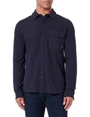 Produktbild: Street One MEN Herren Herrenhemd,navy blue,L