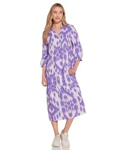Produktbild: Street One Tunika Kleid mit Print Damen, Smell Of Lavender, 44