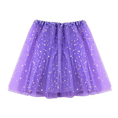 Produktbild: Stretch Damenrock Faltenrock kurzer Frauen-Rock-Tan Lederrock Knielang Damen (Light Purple, One Size)