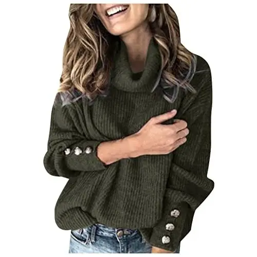 Produktbild: Strick Shirt Damen Zopfpullover Damen Christmas Jumper Damen Damen Strickpullover Blau Weihnachtspullover Damen Lustig Crop Strickpullover Damen Women Sweater Hoody Damen Sale