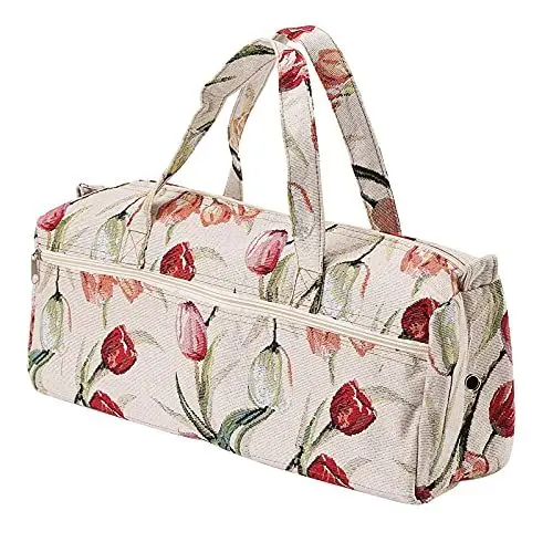 Produktbild: TOPINCN Strick-Einkaufstasche, Haushalts-Stofftasche, Aufbewahrungstasche, Tragetasche, Organizer, Pullover, Gewebte Organizer-Tasche für Stricknadeln und Anderes Zubehör